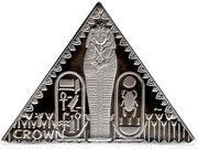 1 Crown - Elizabeth II Tutankhamun - Canopic Coffinette; Silver proof, United Kingdom, 2008 reverse image