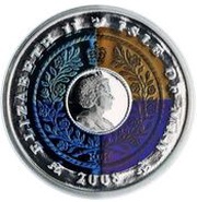 1 Crown - Elizabeth II 4th portrait; Four Elements obverse image