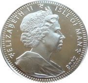 1 Crown - Elizabeth II Footballer being tackled obverse image