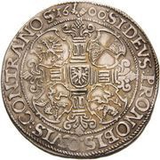1 Thaler - George Frederick I, Bohemia, 1600-1602 reverse image