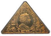 1 Crown - Elizabeth II Tutankhamun - Death Mask obverse image