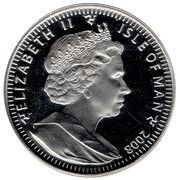 1 Crown - Elizabeth II Tutankhamun - Scarab; Silver proof with Carnelian stone inset obverse image