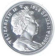 1 Crown - Elizabeth II Fall of Berlin Wall; Silver Proof obverse image