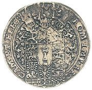 1 Thaler - Joachim Frederick of Brandenburg, Bohemia, 1606 reverse image
