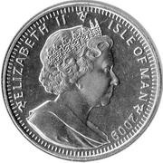 1 Crown - Elizabeth II Chinchilla Cat obverse image