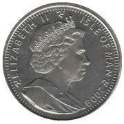 1 Crown - Elizabeth II Concorde Test Flight - coloured version obverse image