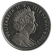 1 Crown - Elizabeth II Beegees 50th Anniversary obverse image