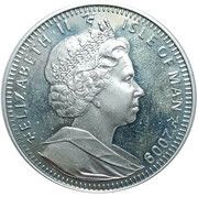 1 Crown - Elizabeth II Vancouver Olympic - Snow Sports Silver obverse image