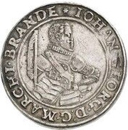 1 Thaler - Johann Georg obverse image