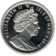 1 Crown - Elizabeth II London Olympics 2012 - Rowing; Silver Proof obverse image