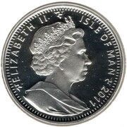 1 Crown - Elizabeth II London Olympics 2012 - Sailing; Silver Proof obverse image