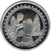 1 Crown - Elizabeth II London Olympics 2012 - Boxing; Silver Proof, United Kingdom, 2011 reverse image