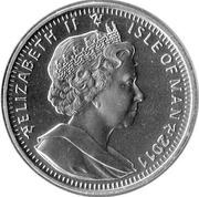 1 Crown - Elizabeth II Turkish Angora Cat obverse image