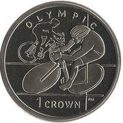 1 Crown - Elizabeth II Olympics London - Cycling, United Kingdom, 2012 reverse image