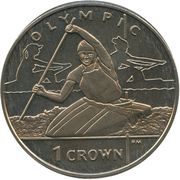 1 Crown - Elizabeth II Olympics London - Kayak, United Kingdom, 2012 reverse image