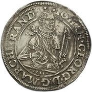1 Thaler - Johann Georg obverse image