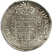 1 Thaler - Johann Georg, Bohemia, 1611 reverse image