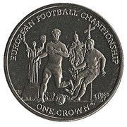 1 Crown - Elizabeth II Motherland statue in Kiev, United Kingdom, 2012 reverse image