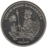 1 Crown - Elizabeth II Coronation, United Kingdom, 2012 reverse image