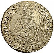 1 Thaler - Johann Georg obverse image