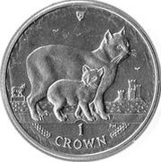 1 Crown - Elizabeth II Diamond Jubilee, United Kingdom, 2012 reverse image