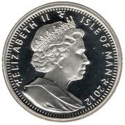 1 Crown - Elizabeth II World Cup Brazil; Silver Proof obverse image