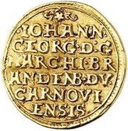 ½ Ducat - Johann Georg obverse image