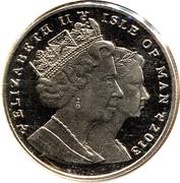 1 Crown - Elizabeth II Coronation Jubilee obverse image