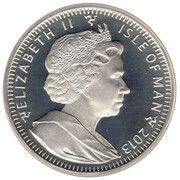 1 Crown - Elizabeth II Curling; Colourised Silver Proof obverse image
