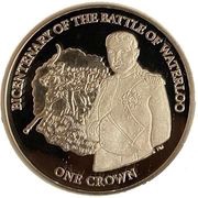 1 Crown - Elizabeth II Napoléon - Silver Proof, United Kingdom, 2015 reverse image