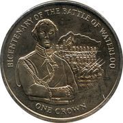 1 Crown - Elizabeth II Wellington, United Kingdom, 2015 reverse image
