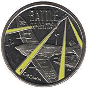1 Crown - Elizabeth II Battle of Britain, United Kingdom, 2015 reverse image