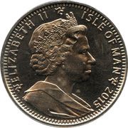 1 Crown - Elizabeth II Winston Churchill obverse image