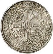 2 Thalers - George Frederick I, Bohemia, 1599-1600 reverse image