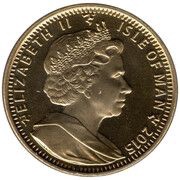 1 Crown - Elizabeth II Battle of Britain; Gold Plated obverse image