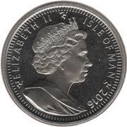 1 Crown - Elizabeth II Tobacco Brown Cat obverse image