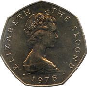 50 Pence - Elizabeth II 2nd portrait obverse image