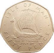 50 Pence - Elizabeth II Day of Tynwald, United Kingdom, 1979 reverse image
