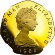 50 Pence - Elizabeth II Christmas; Gold Proof obverse image