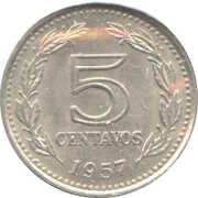 5 Centavos reverse image