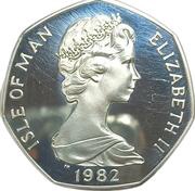 50 Pence - Elizabeth II Tourist Trophy Motorcycle Races obverse image