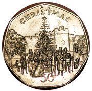 50 Pence - Elizabeth II Christmas, United Kingdom, 1982 reverse image