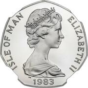 50 Pence - Elizabeth II Christmas; Platinum Proof obverse image