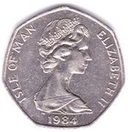 50 Pence - Elizabeth II Tourist Trophy Motorcycle Races obverse image