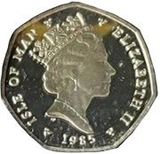50 Pence - Elizabeth II 3rd portrait; Silver Proof obverse image