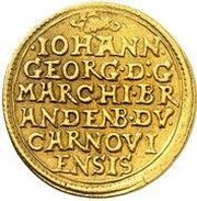 1 Ducat - Johann Georg obverse image