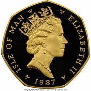 50 Pence - Elizabeth II Christmas; Gold Proof obverse image