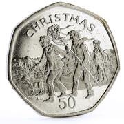 50 Pence - Elizabeth II Christmas, United Kingdom, 1994 reverse image