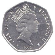 50 Pence - Elizabeth II Legislative Building Centenary obverse image