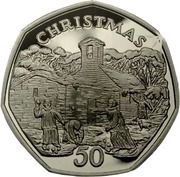 50 Pence - Elizabeth II Christmas, United Kingdom, 1996 reverse image